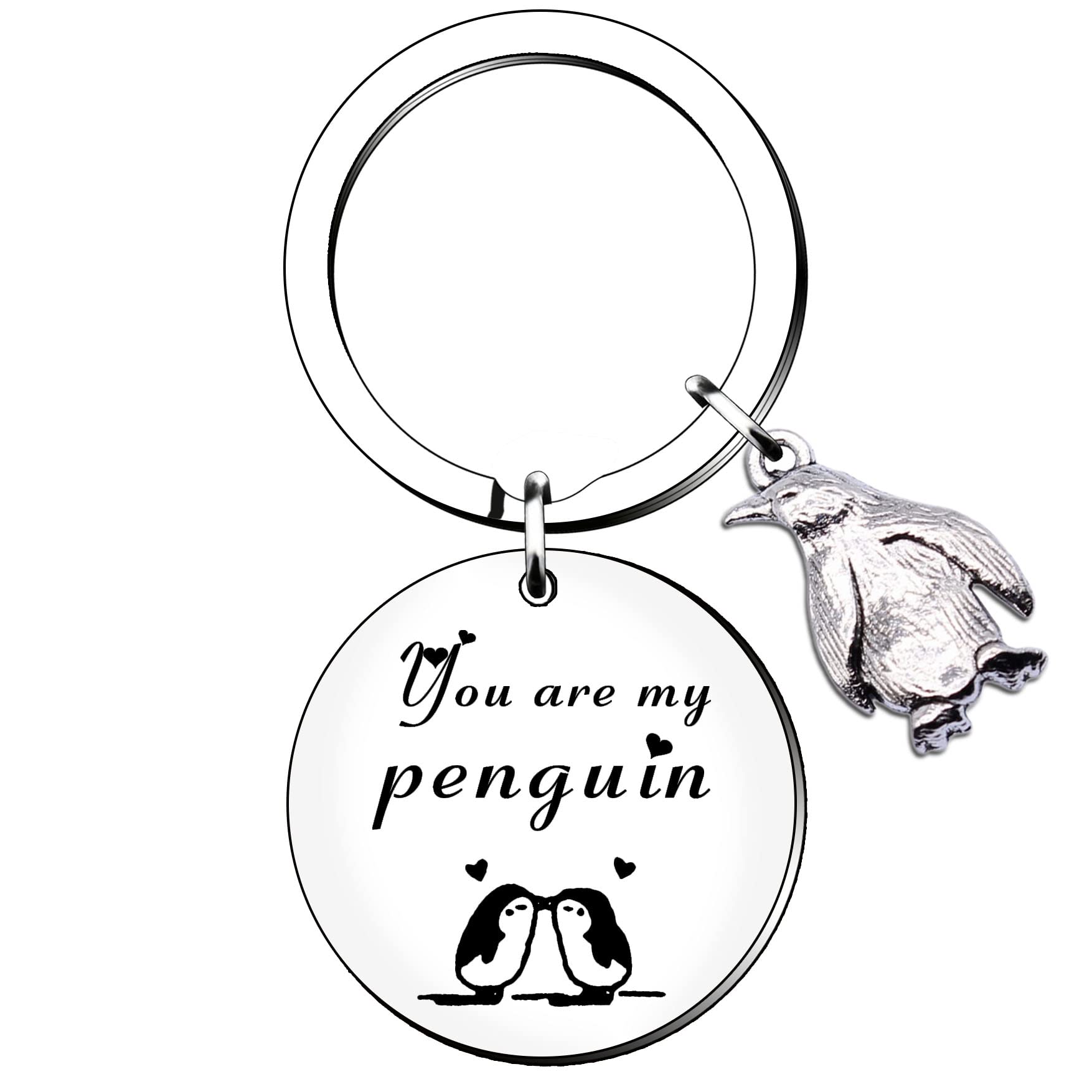 HULALA You Are My Penguin Keyring Couple Lover Valentines Gifts For Her Him Men Women Boyfriend Girlfriend Husband Wife Birthday Anniversary Wedding