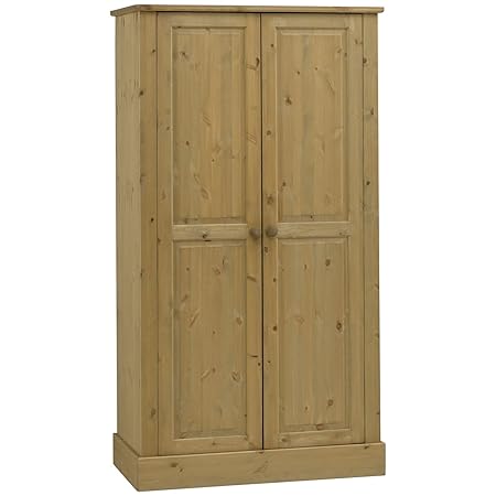 Steens Balmoral 2 Door Wide Wardrobe High Quality Pine Waxed