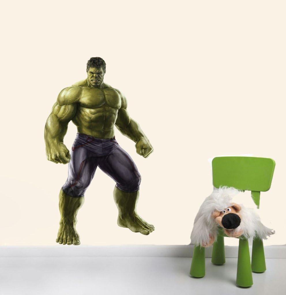 creatick studio Vinyl Paper Polyvinyl chloride Hulk Superhero Wall Sticker, 110 x 64 cm