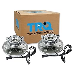 TRQ 2 Piece Front Wheel Bearing & Hub Assembly Set