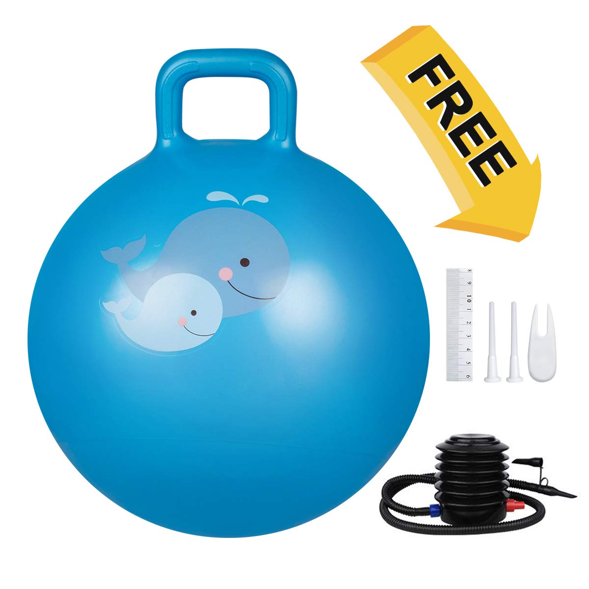 exercise ball handles