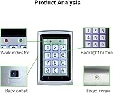 LIBO Smart Home Access Control Keypad RFID Controller 1000 Users 125KHz Keyfobs view 2