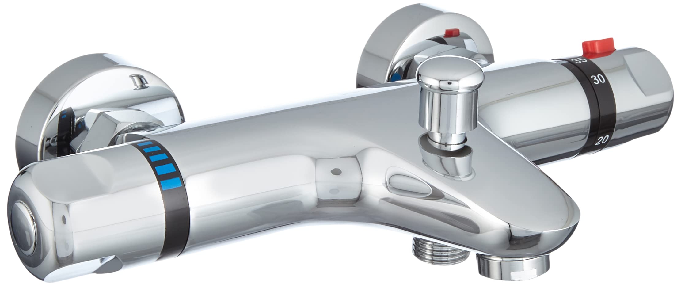 DP Bath Extremadura – Thermostatic bathtub tap, silver