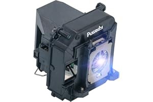 Pugody ELPLP60 ELPLP61/V13H010L60 V13H010L61 Replacement Projector Lamp Bulb for Epson BrightLink 425Wi 430i 435Wi 436Wi PowerLite 420 425W 905 92 93 95 96W 1835 430 435W 915W D6150 EB-93e 95 430 925