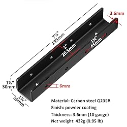 4 Pcs Fence Mounting Bracket for 1 in. Square