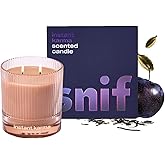 Instant Karma Luxury Scented Candle by Snif, Dark and Dreamy Scent, 50+ Hours, 100% Cotton Fiber Wicks, Soy Wax Blend, Non-Toxic, Vegan, 8.5 oz