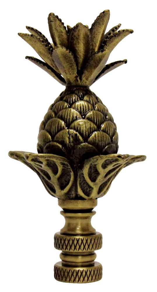 Pineapple Antique Metal Finial Lamp Finials