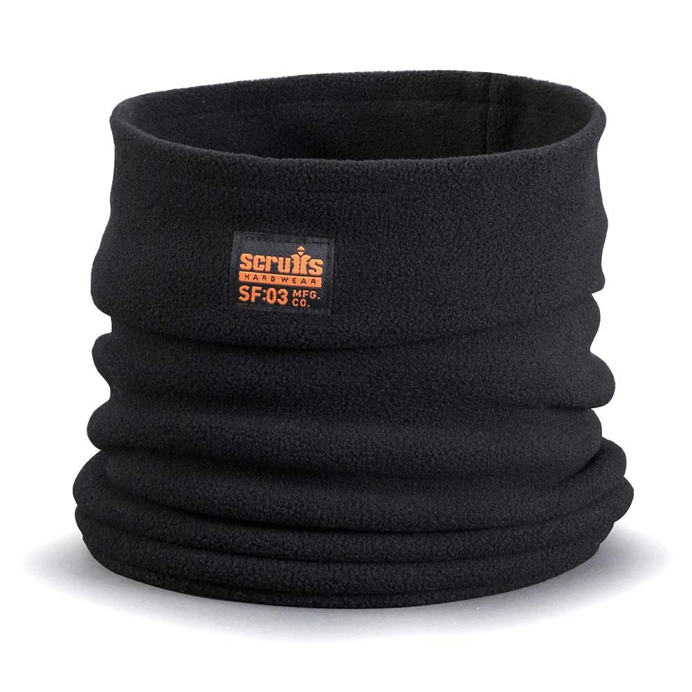 Scruffs T54307 Fleece Neck Warmer Snood Scarf, Black, One Size