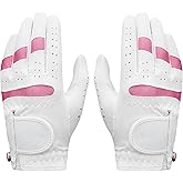 TINAYAUE Kids Golf Gloves for Boys Girls Age 5-9 1 Pair Breathable Microfiber Golfing Gloves Left Hand Right Hand Golf Glove