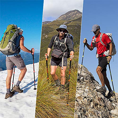 FitTrek Wandelstokken, wandelstokken, telescopische wandelstokken, lichte trekkingstok, voor dames, heren en kinderen… - Image 7