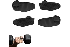 KCMOSGI 4Pcs Gym Grips, Grips for Weight Lifting,Weight Lifting Gloves,Weight Grips for Women and Men