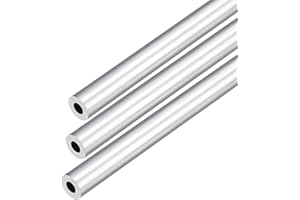 DMiotech 3Pack (10mm OD x 5mm ID) 6063 Aluminum Round Tube 250mm Length Industry Metal Tubing for Machinery Frame Construction DIY Projects
