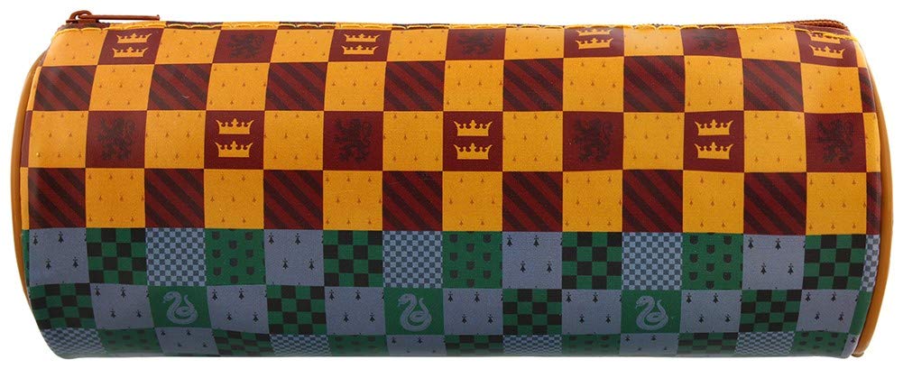 HARRY POTTER Zip Up Pencil Case Featuring Hogwarts Crest - Official Merchandise, Azurblau