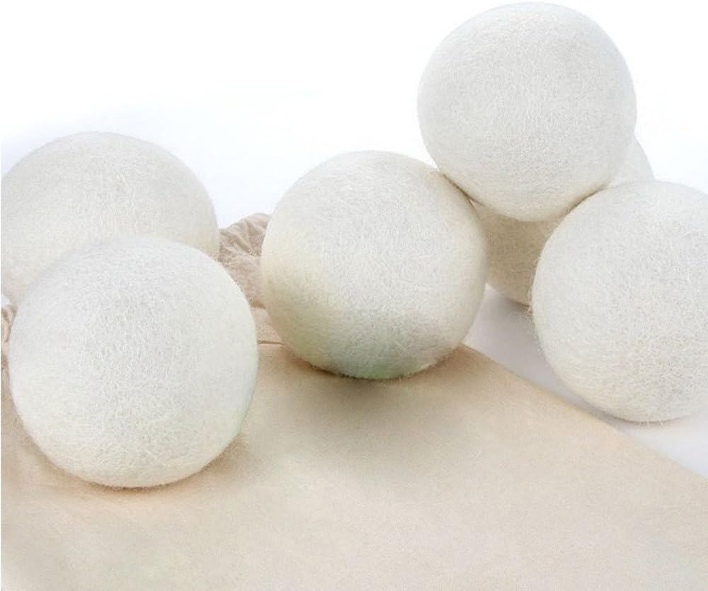 Tara Pure Merino Wool Dryer Balls, Natural Fabric Softener