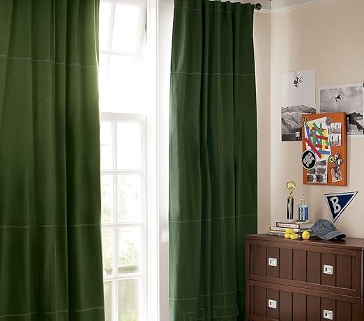 Amazon Com Pottery Barn Kids Green Cargo Pocket Curtain Panel Set