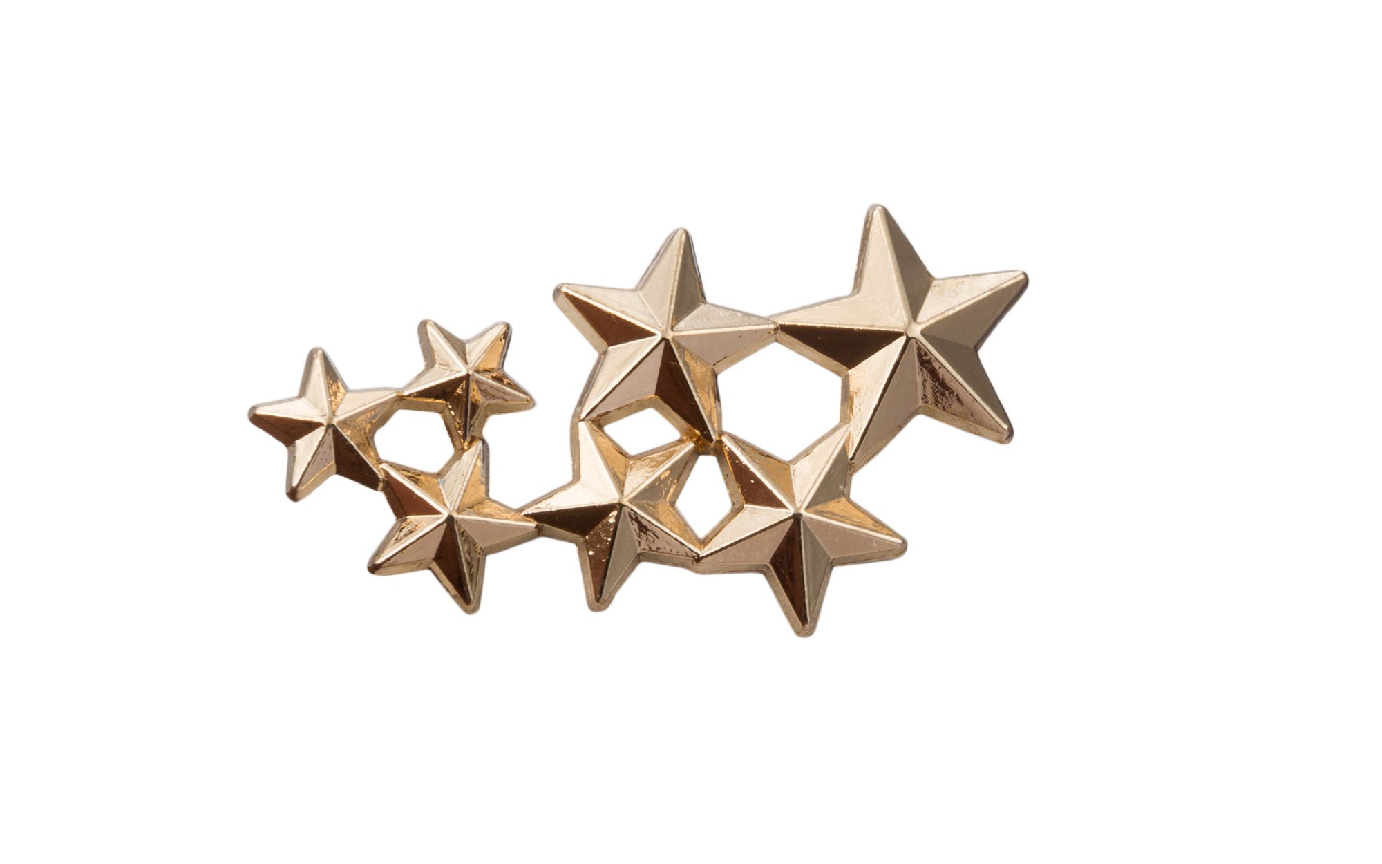 Brooch Lapel Pin for Men Wo Golden Star Badge Coat Suit Wedding Gift Party Shirt Collar Accessories Golden