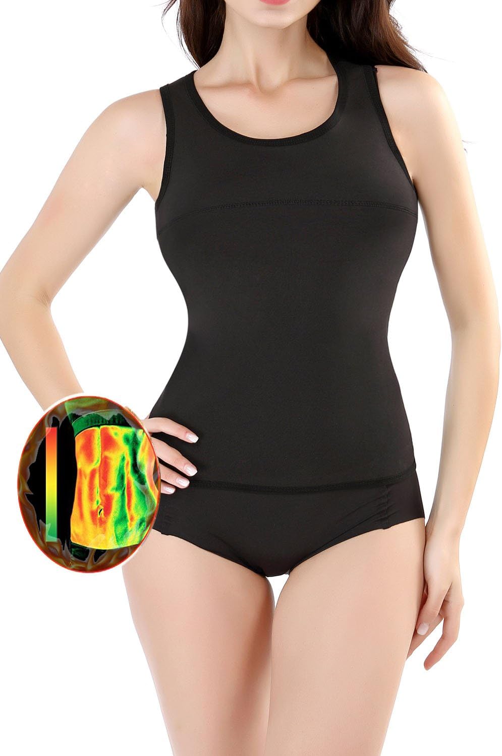 Funny City Shapewear Waist Trainer Slimming Sauna Sweat Vest Body Shaper Weight Loss for Women