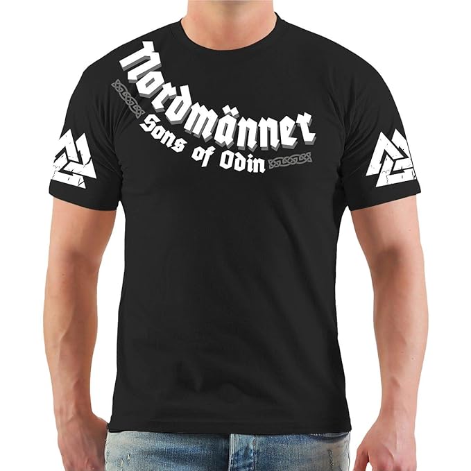 Männer und Herren T-Shirt Odin - Herr der Runen (mit Rückendruck) Größe S - 8XL