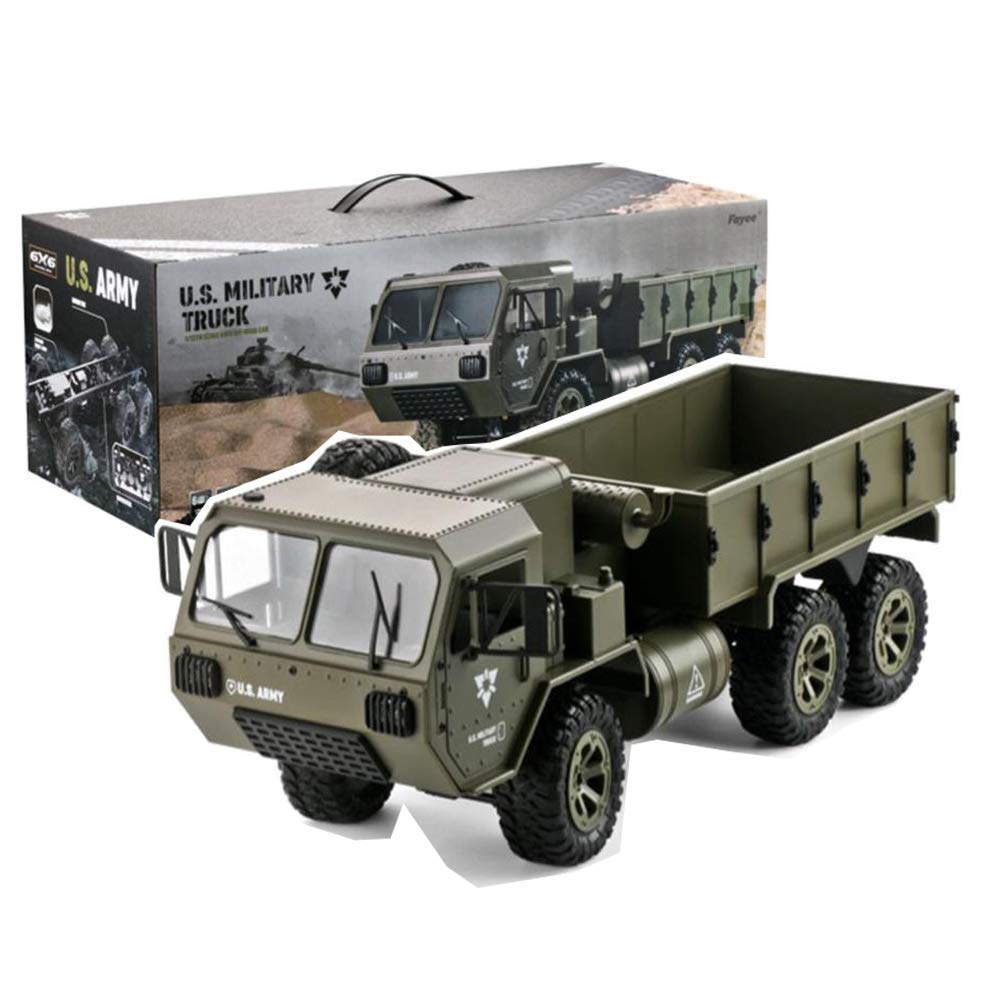 RC Truck Remote Control Off-Road Racing Vehicles, 1:16 2.4G 2CH 6WD Off-Road Kids RC Toy Climb Semi 