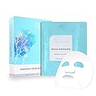 Intensive Hydrating Facial Mask by Aeria Skin for Women & Men to Reduce the Appearance of Fine Lines, Wrinkles. With Moisturizing Serum & Hyaluronic Acid, Box of 5 Face Mask Sheet for All Skin Types