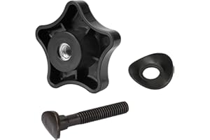 Pokin Handle Knob and Screw Bolt/Washer Kit, Compatible with Toro Lawn Mowers/Snow Blowers, Part # 92-2260 & 106-4161 & 107-3