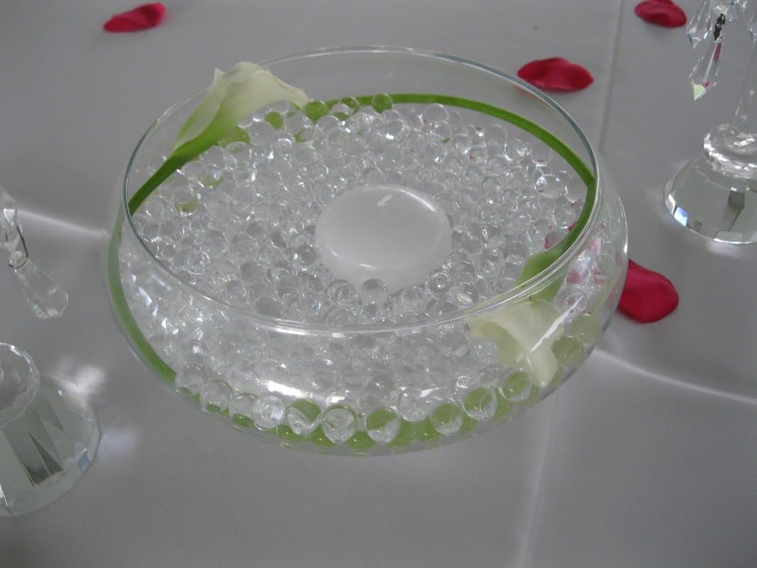 water beads, water absorbing & expanding vase filler decorations Store & release to reduce watering for lucky bamboo plants & flowers