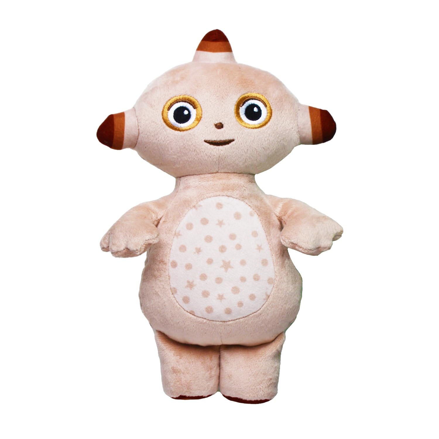 In The Night Garden Makka Pakka Talking Teddy Bear, Cbeebies Cute & sensory toys. Comforting sounds. Kids Toys & Baby toys 0-6 months, Brown