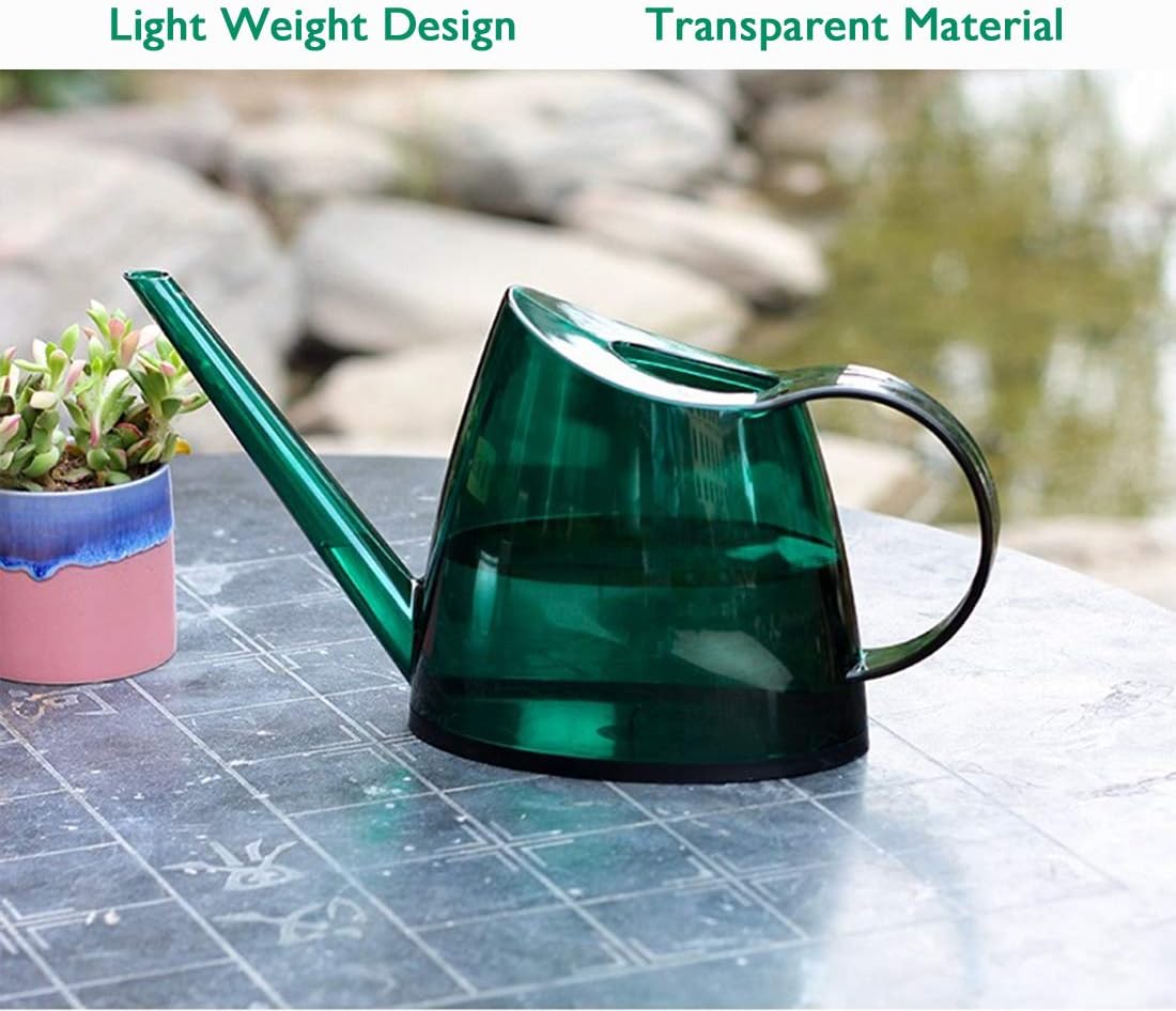 Long Spout Watering Can Indoor, Small Watering Cans for House Plants, Flowers, Succulents 40oz, with Plant Mister Spray Bottle 10oz(Green) : Garden & Outdoor