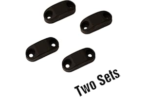 Hamilton Bowes #1 Strongest - RV & Trailer Magnetic Door/Baggage Door Catch Camper Black Plastic (2-Pair)
