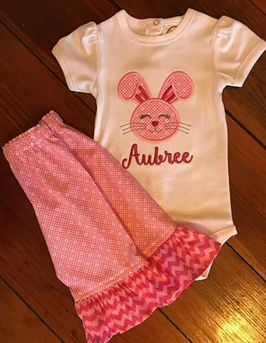 baby girl bunny onesie