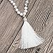 malahill mala beads necklace for women man, mala bracelet, prayer beads necklace, howlite tassel necklace