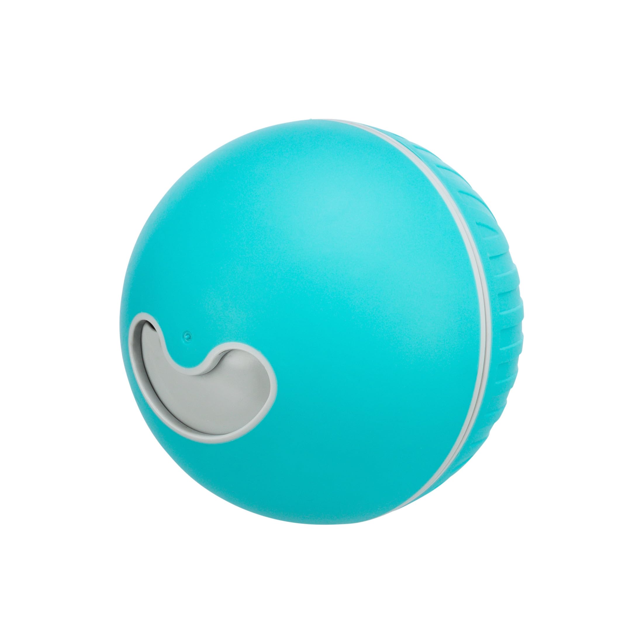 TRIXIE Snack Ball for Dogs – removable maze – adjustable opening – dishwasher safe – screw-on – rolls quietly – plastic – ø 7.5 cm – dark blue – 33414