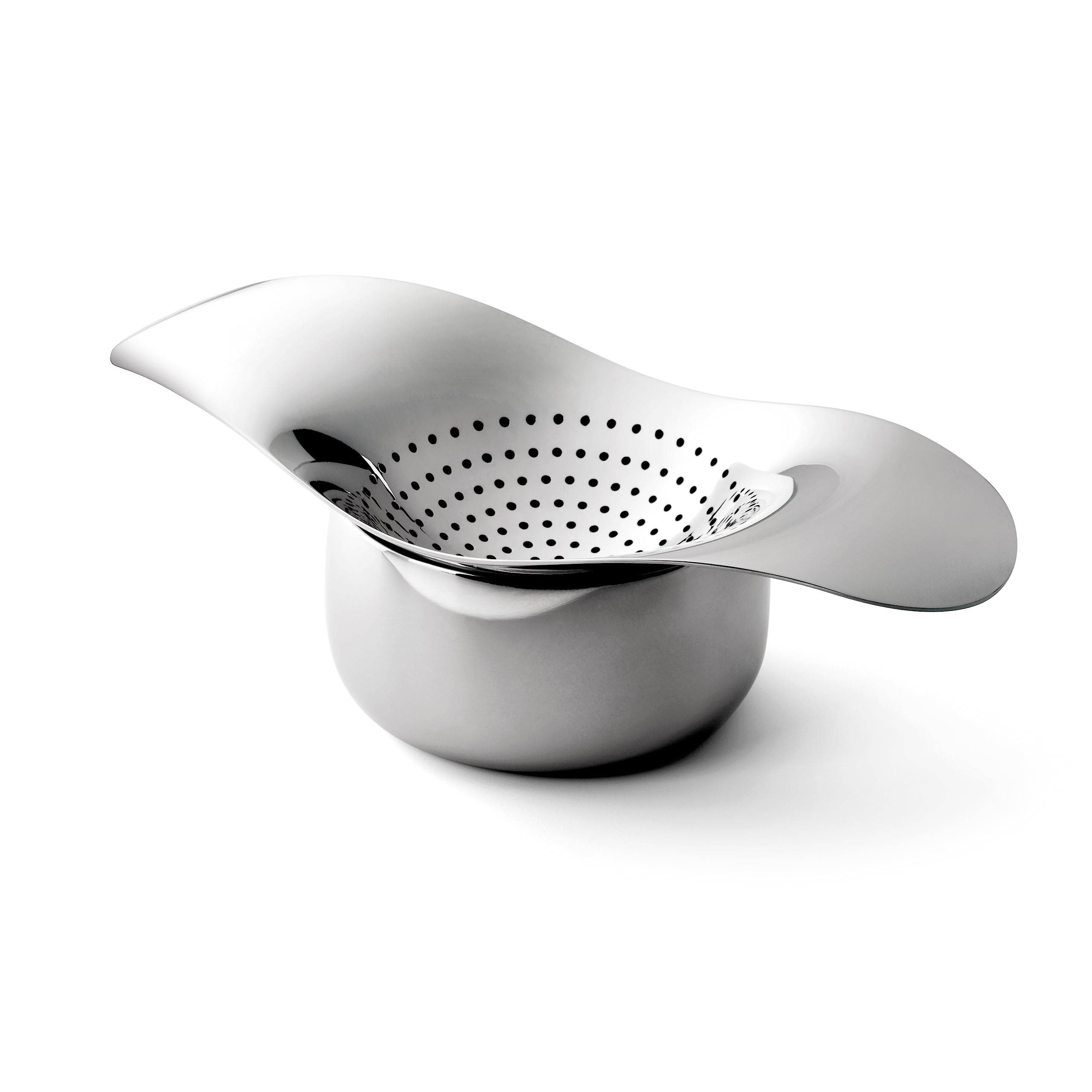 Robert Welch Drift Tea Strainer and Bowl