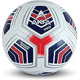 AKFA Pro Soccer Ball Size 5 – Match & Training Ball | Premium TPU, Machine-Stitched, SR Winded Bladder | Durable Outdoor Play
