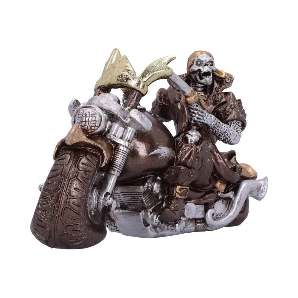 Nemesis Now Full Throttle Biker Skull Figurine 17cm