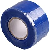 Soledi Waterproof Silicone Repair Tape Bonding Rescue Self Fusing Tape -60 C to 260 C Blue