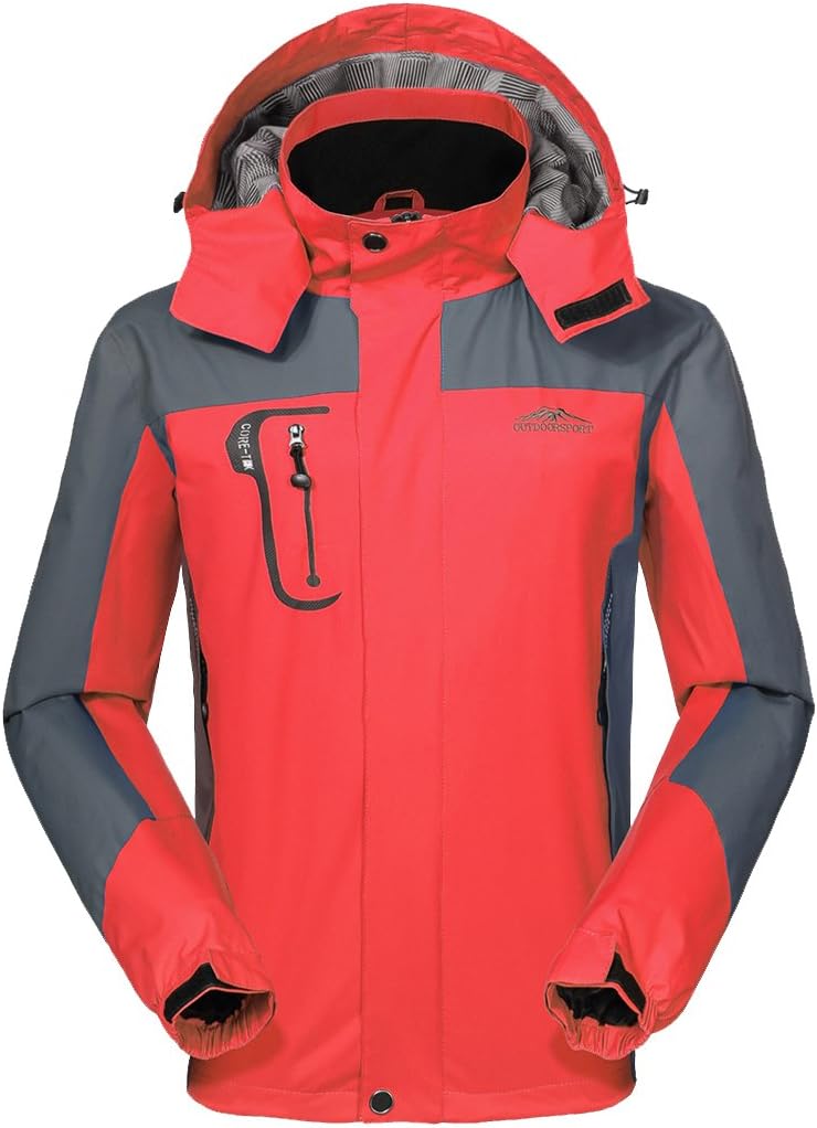 Waterproof Jacket Mens Raincoats-GIVBRO New Design Outdoor Hooded Lightweight Softshell Hiking Windproof Rain Jackets