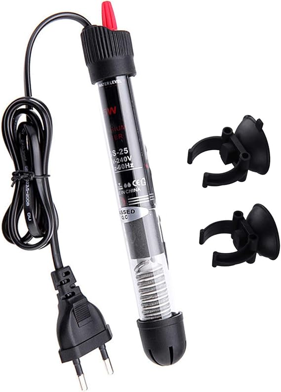 BTkviseQat Aquarium Heater 50W Submersible Fish Tank Heater
