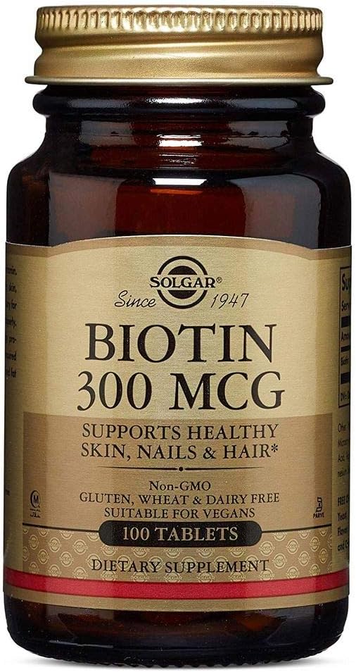 Solgar, Biotin, 300 mcg, 100 Tablets