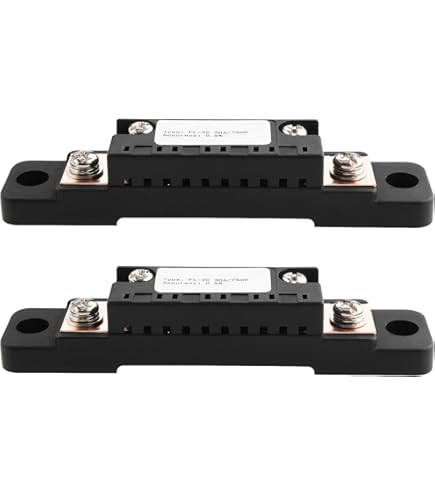 Fielect 100A 75mV DC Current Meter Shunt Resistor Resistance For DC Ammeter Shunt FL-19 1Pcs