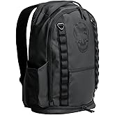 Gymreapers Gravestone 21L Backpack Travel Gym Bag Water-Resistant Lightweight Laptop Sleeve Carry On Luggage for Men & Women (Onyx)