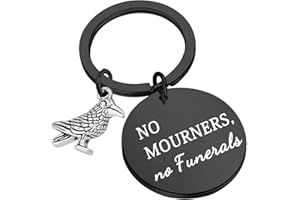 FAADBUK Six of Crows Inspired Gift No Mourners No Funerals Crooked Kingdom Gift Bookish Gift Book Lover Gift