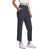 M MAELREG Women's Golf Pants with Zip Pockets 7/8 Ankle Stretch Lightweight Sweatpants for Athletic Hiking Travel Work Lounge