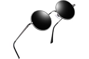 Joopin Hippie Round Sunglasses for Women Men Circle Sun Glasses UV400 Protection