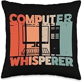 Computer Scientist Coding - Software Nerd Programming Developer Throw Pillow