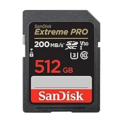SanDisk 512GB Extreme PRO SDXC UHS-I Memory Card