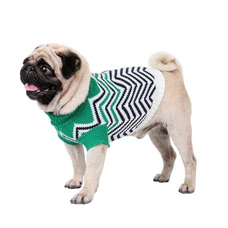 YiJee Haustier Hund Warme Pullover Kleidung Kleine Hundchen Weihnachten Gestrickte Pullover