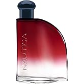 Nautica Color Red Eau de Toilette for Men, Aromatic Fougere Fragrance, Notes of Black Pepper, Lavender and Rosemary, 1.6oz