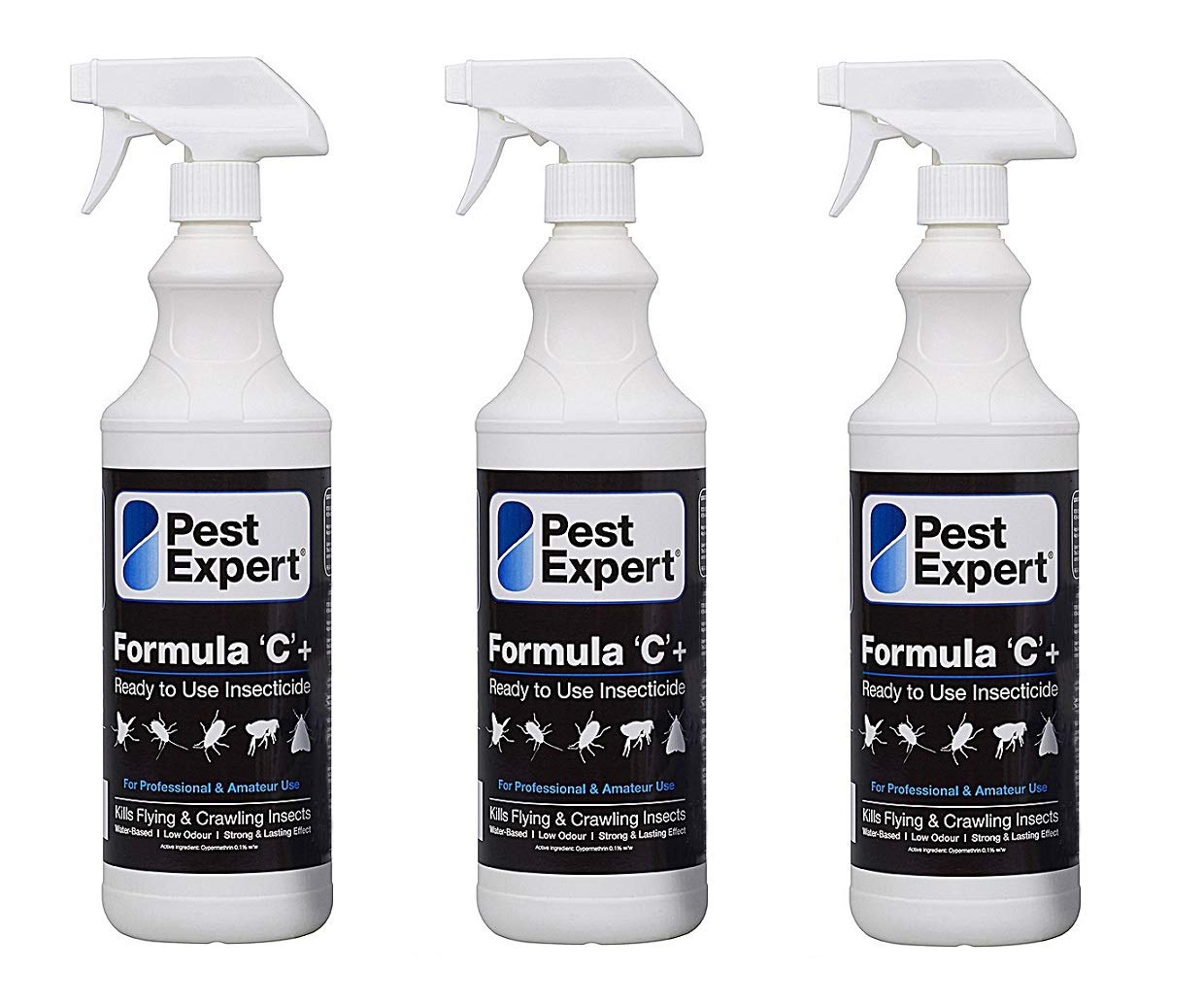 Buy Pest Expert Formula ‘C+’ Advanced Woodlice Killer Spray 3 x 1Ltr