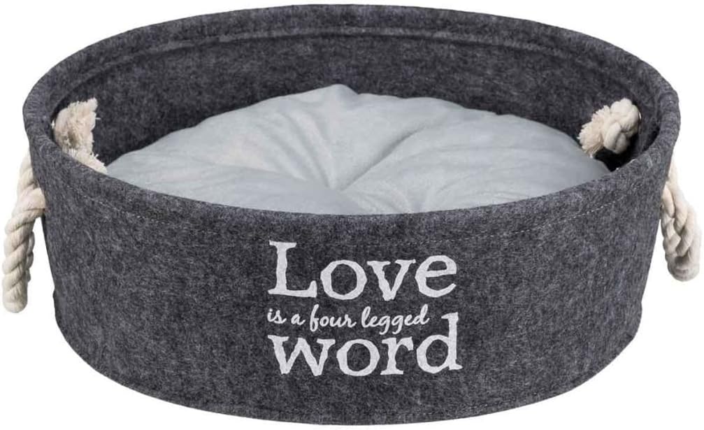 TRIXIE Lian Bed, 37 cm, Anthracite, grey, 38 x 14 x 38 cm (L x W x H) - Image 3